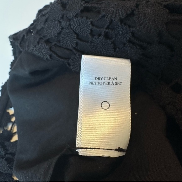 A.L.C. Lace Sleeveless V Neck Black Benni Top - Size 2 - Picture 7 of 15